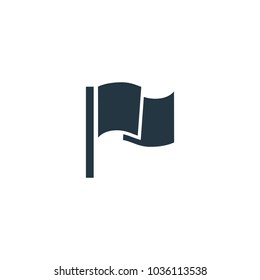 Flag icon. Simple element illustration. Flag symbol design template. Can be used for web and mobile UI.