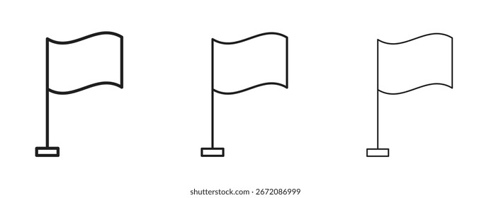 Icono de la bandera. Ilustración de elemento simple. Puede ser utilizado para el Web y el móvil.