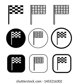 Flag icon simple sign symbol