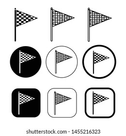 Flag icon simple sign symbol