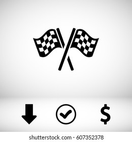 flag icon stock vector illustration