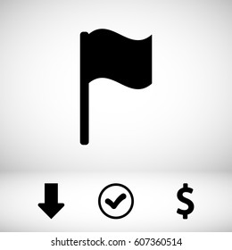 flag icon stock vector illustration