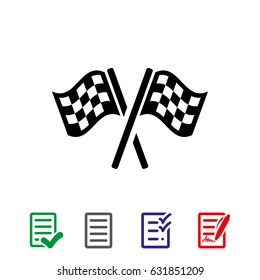 flag icon stock vector illustration