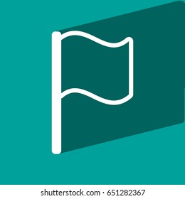 flag icon stock vector illustration