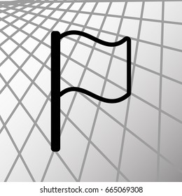 flag icon stock vector illustration