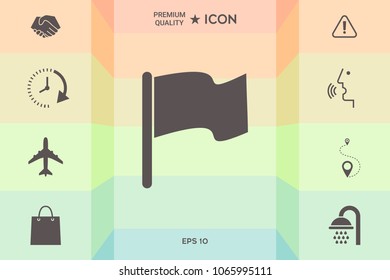 Flag icon symbol