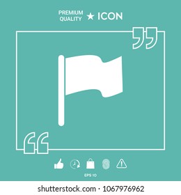 Flag icon symbol