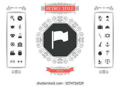 Flag icon symbol