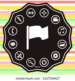 Flag icon symbol