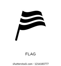Flag icon. Flag symbol design from Web navigation collection. Simple element vector illustration on white background.