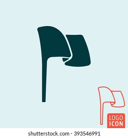 Flag icon. Flag symbol. Location marker icon isolated. Vector illustration