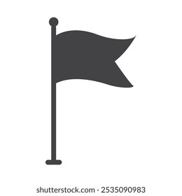 Flag icon Symbol mark in filled style