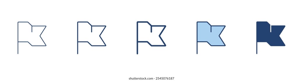 Flag icon Symbol set collection