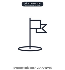 flag icon symbol template for graphic and web design collection logo vector illustration