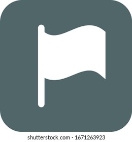Flag icon. Flag symbol. Vector illustration