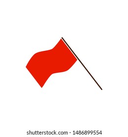 flag icon trendy flat design