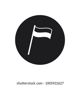 flag icon in trendy flat style 