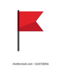 flag icon in trendy flat style