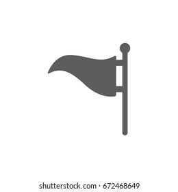Flag icon in trendy flat style isolated on white background. Symbol for your web site design, logo, app, UI. Vector illustration, EPS