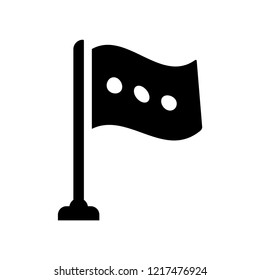 Flag icon. Trendy Flag logo concept on white background from User Interface and Web Navigation collection. Suitable for use on web apps, mobile apps and print media.