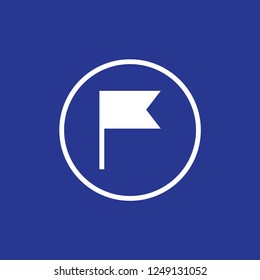Flag icon vector