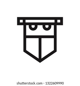 Flag icon vector