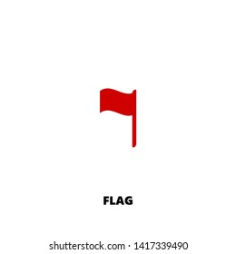 flag icon. flag vector design. sign design. red color