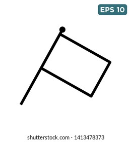 flag icon vector design template