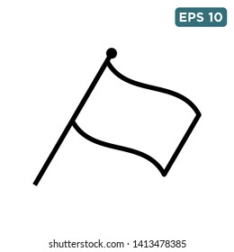 flag icon vector design template