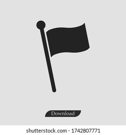 Flag icon vector eps 10