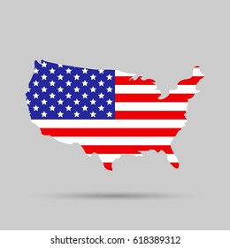 Flag, icon. Vector illustration.