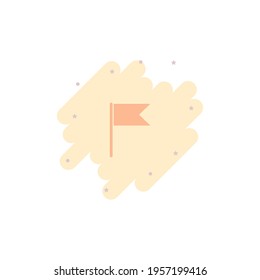 Flag Icon Vector Illustration Design