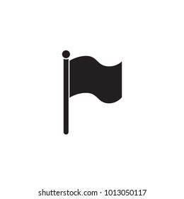 Flag icon. Vector illustration, EPS 10.