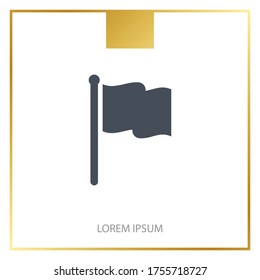 flag Icon. Vector illustration EPS 10.