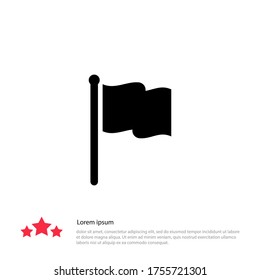 flag Icon. Vector illustration EPS 10.