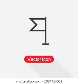 Flag Icon Vector Illustration Eps10