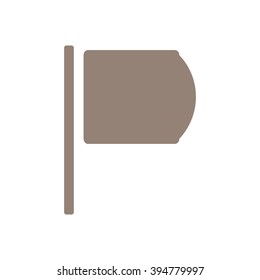 Flag  icon, vector illustration. Flat design style