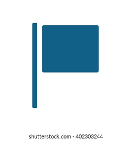 Flag  icon, vector illustration. Flat design style
