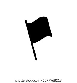 Flag icon vector illustration. Gps location pin map. Location marker symbol.