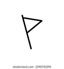 Flag icon vector illustration. Gps location pin map. Location marker symbol.