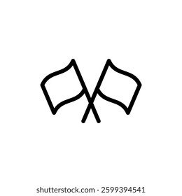 Flag icon vector illustration. Gps location pin map. Location marker symbol.
