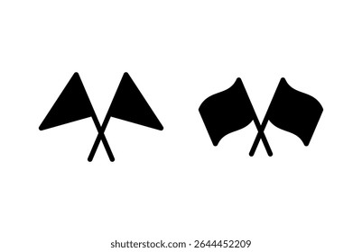 Flag icon vector illustration. Gps location pin map. Location marker symbol.