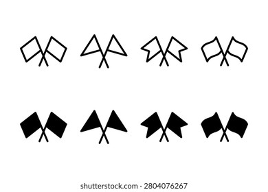 Flag icon vector illustration. Gps location pin map. Location marker symbol.