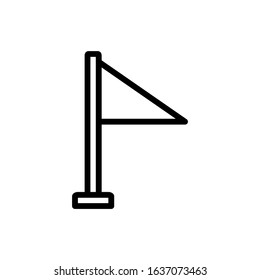 flag icon vector, illustration logo template for many purpose. Isolated on white background.