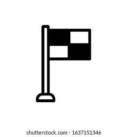 flag icon vector, illustration logo template for many purpose. Isolated on white background.
