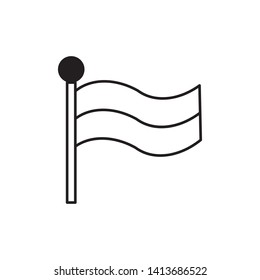 Flag Icon Vector Illustration Template
