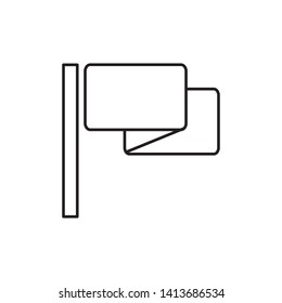 Flag Icon Vector Illustration Template