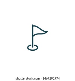 flag icon vector logo template