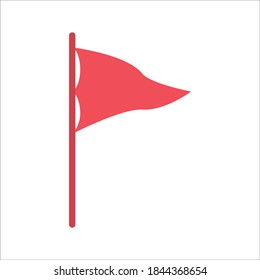 Flag Icon Vector Logo Template illustration