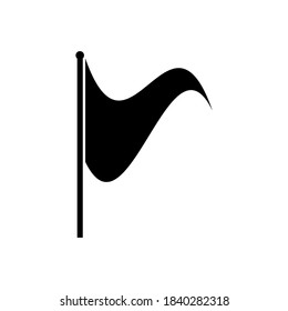 Flag icon vector on white background
